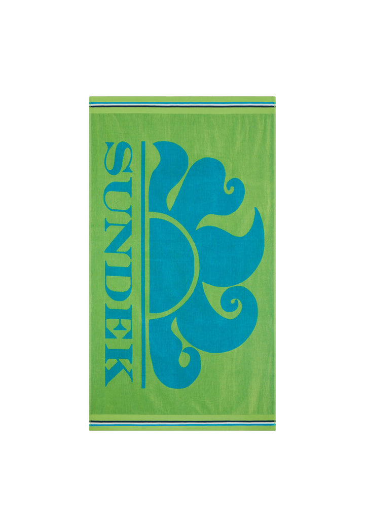 SUNDEK Asciugamano SUNDEK da BAMBINI - FLUO GREEN 13