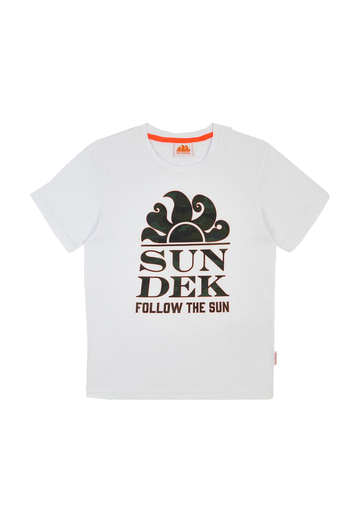 SUNDEK T-shirt SUNDEK da BAMBINO - WHITE