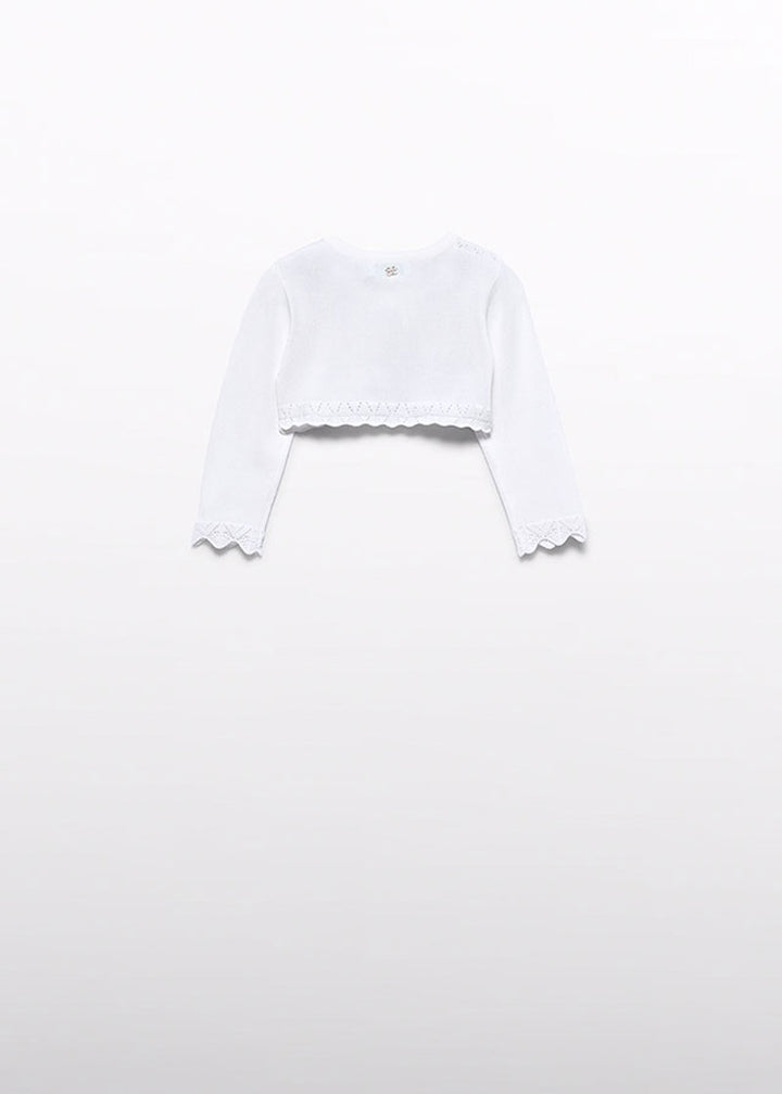 ABEL E LULA Cardigan ABEL E LULA da BAMBINA - Panna