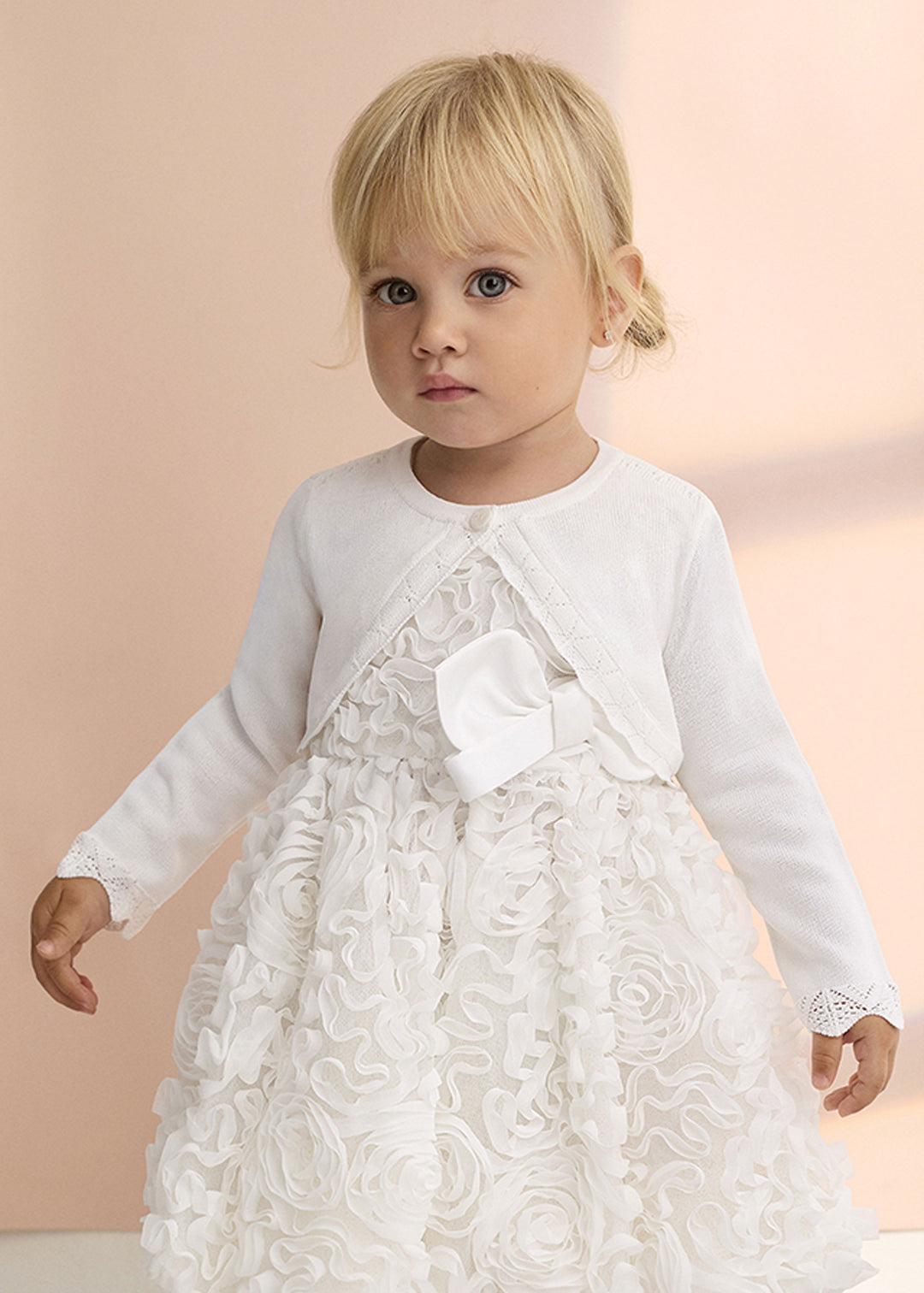 ABEL E LULA Cardigan ABEL E LULA da BAMBINA - Panna