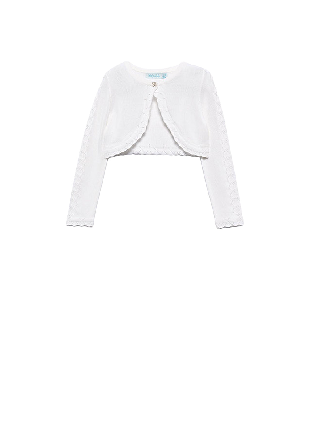 ABEL E LULA Cardigan ABEL E LULA da BAMBINA - Panna