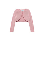 Cardigan bambina rosa Abel & Lula