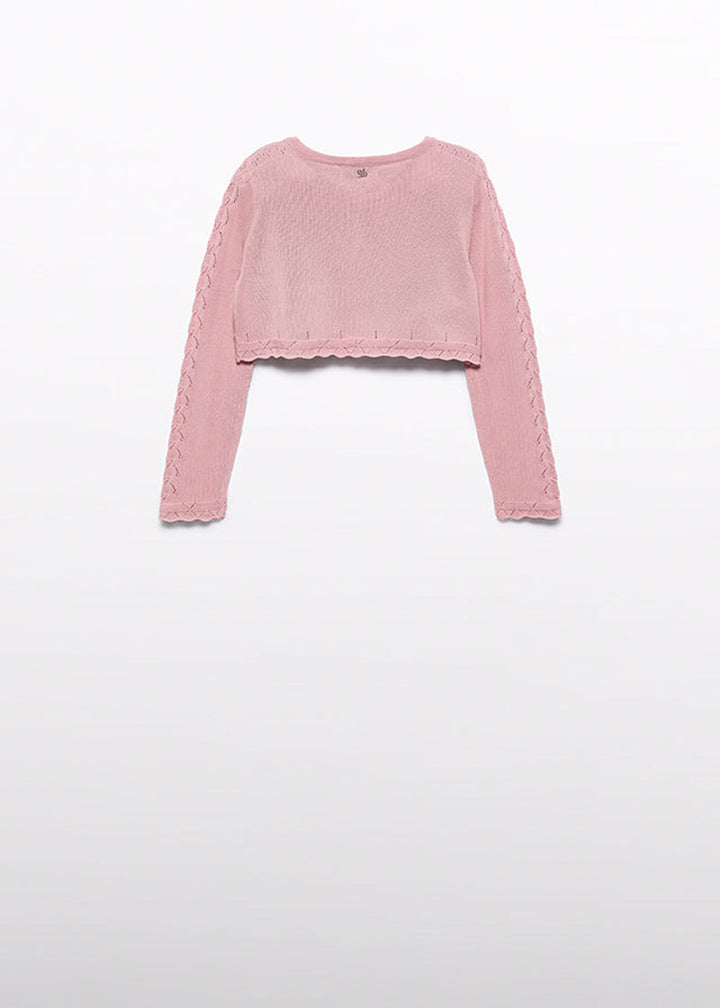 ABEL E LULA Cardigan ABEL E LULA da BAMBINA - Rosa