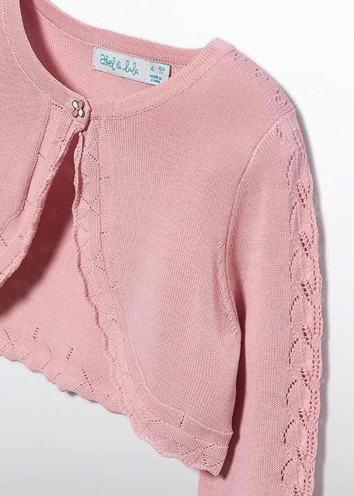 ABEL E LULA Cardigan ABEL E LULA da BAMBINA - Rosa