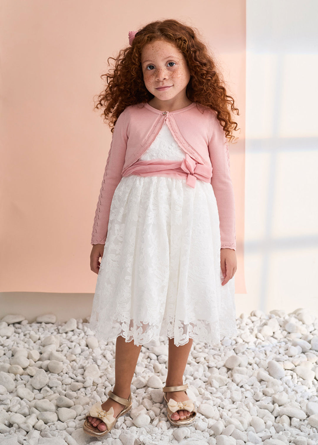 ABEL E LULA Cardigan ABEL E LULA da BAMBINA - Rosa