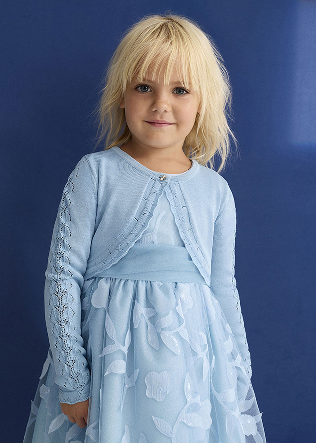 ABEL E LULA Cardigan ABEL E LULA da BAMBINA - Celeste