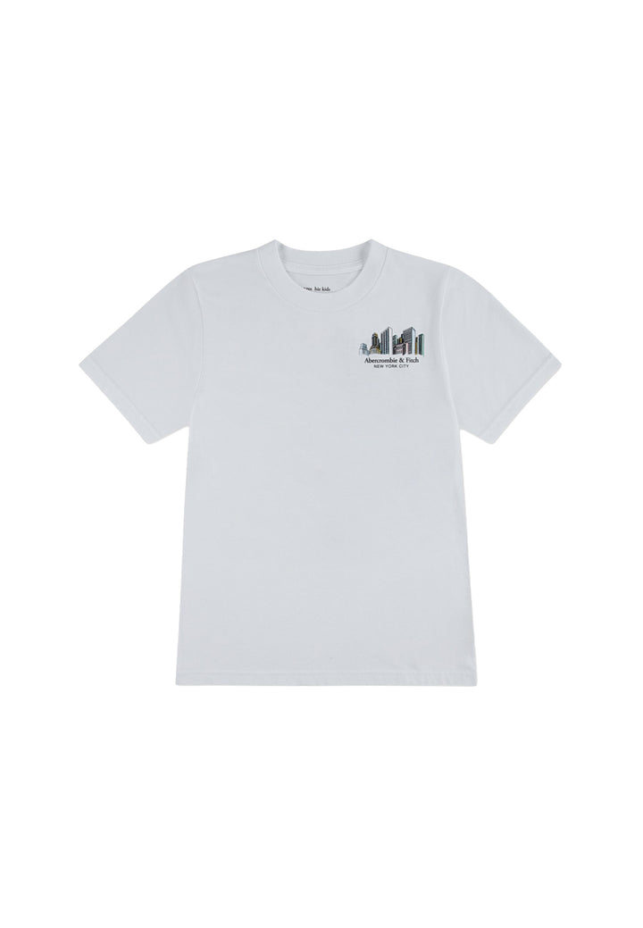 ABERCROMBIE T-shirt ABERCROMBIE da BAMBINO - Bright White