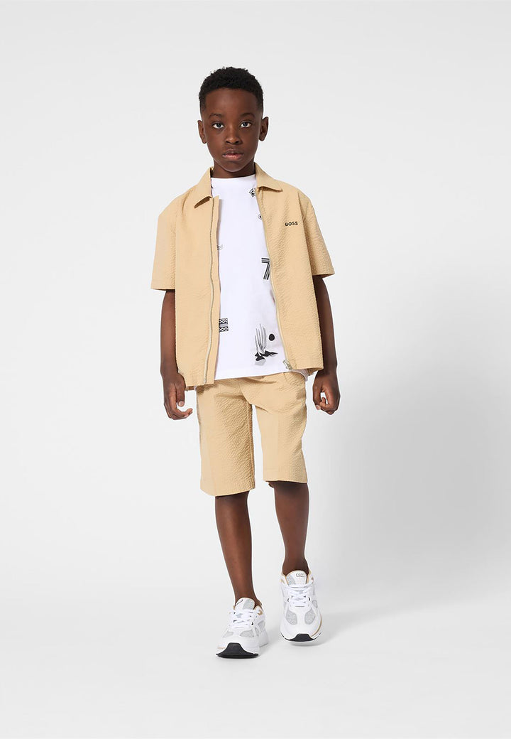 BOSS Bermuda BOSS da BAMBINO - Beige