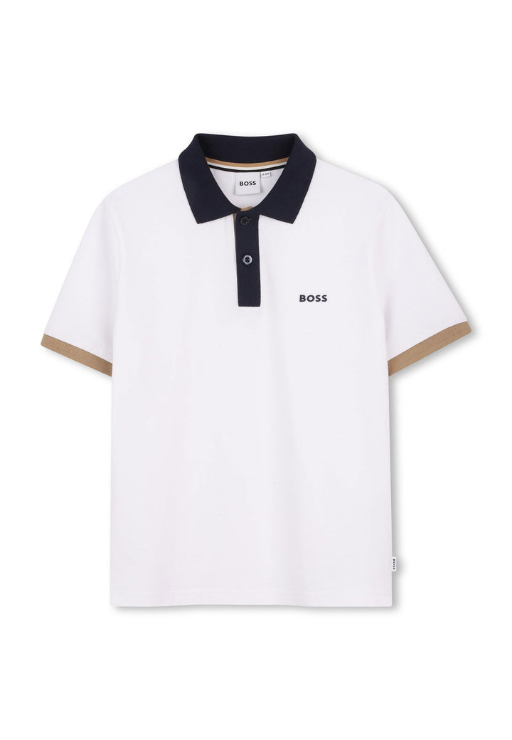 BOSS Polo BOSS da BAMBINO - Bianco