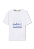 T-shirt BOSS da BAMBINO - Bianco