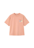 T-shirt BOSTON da BAMBINO - Corallo