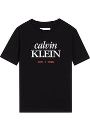 T-shirt bambino nero Calvin Klein Jeans