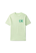 T-shirt CALVIN KLEIN JEANS da BAMBINO - Patina Green