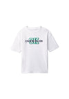CALVIN KLEIN JEANS T-shirt CALVIN KLEIN JEANS da BAMBINO - WHITE
