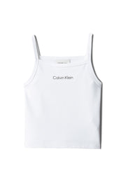 Top bambina bright white Calvin Klein Jeans
