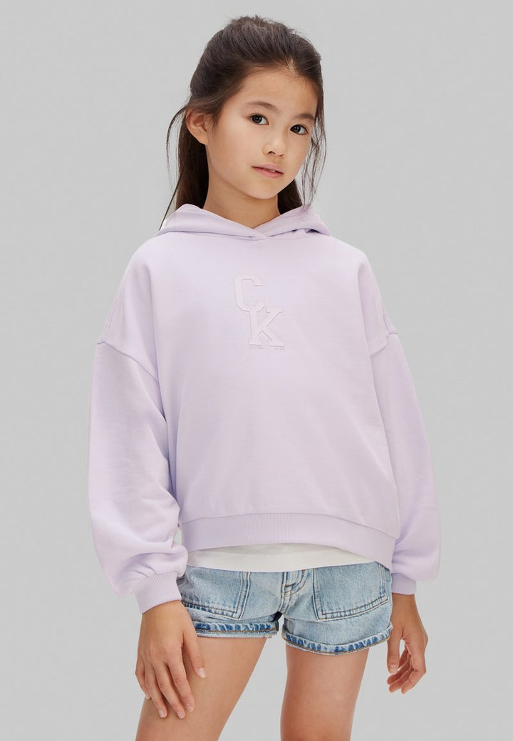 CALVIN KLEIN JEANS Felpa CALVIN KLEIN JEANS da BAMBINA - ISLAND LILAC