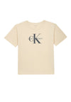 CALVIN KLEIN JEANS T-shirt CALVIN KLEIN JEANS da BAMBINO - Whitecap Gray