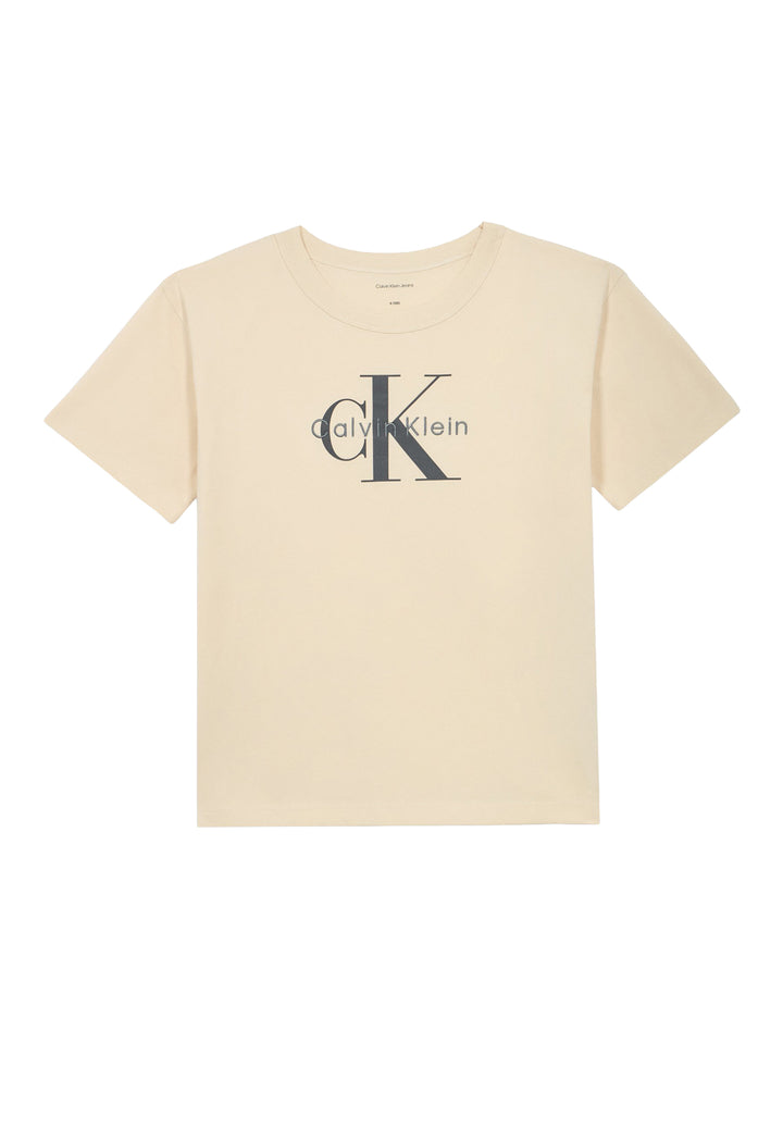 CALVIN KLEIN JEANS T-shirt CALVIN KLEIN JEANS da BAMBINO - Whitecap Gray