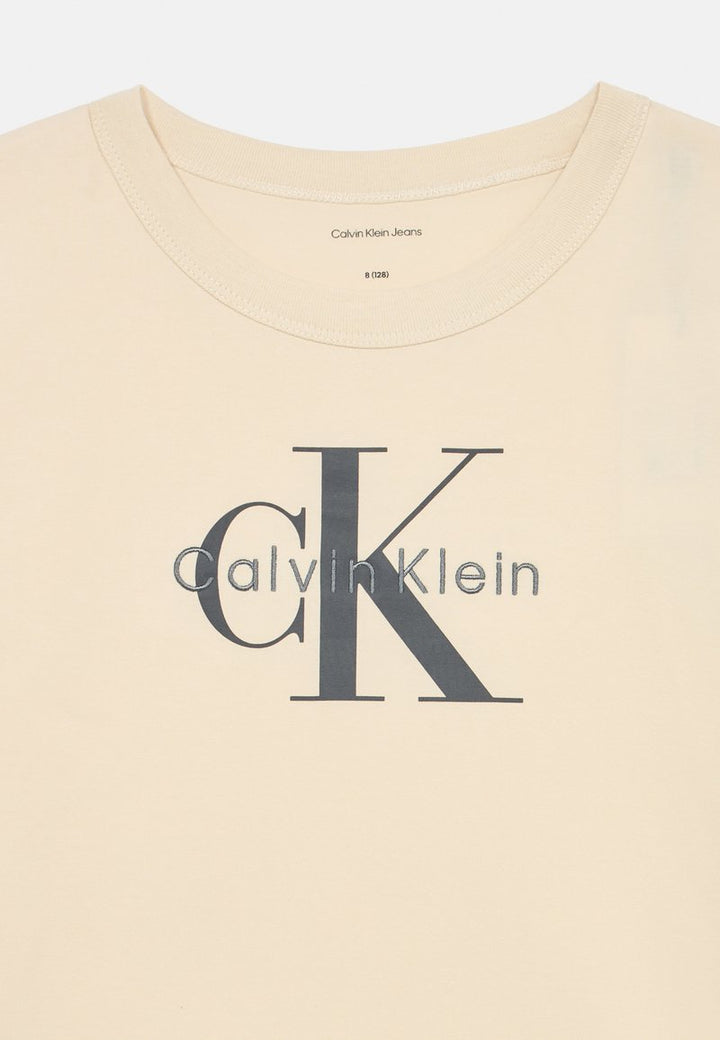 CALVIN KLEIN JEANS T-shirt CALVIN KLEIN JEANS da BAMBINO - Whitecap Gray