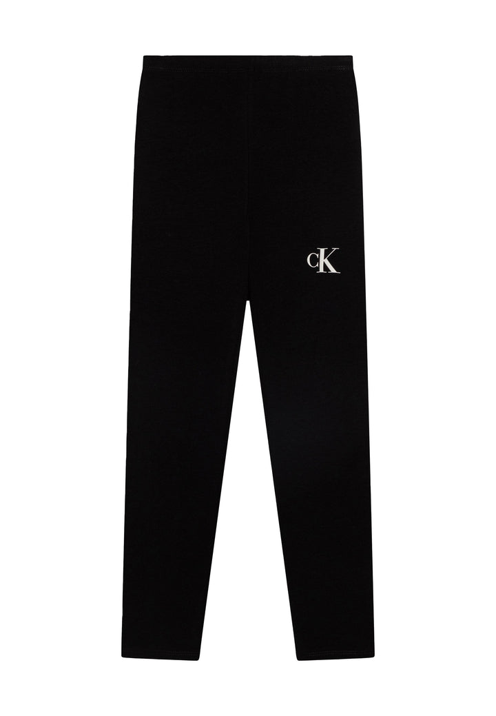 CALVIN KLEIN JEANS Leggings CALVIN KLEIN JEANS da BAMBINA - Ck Black