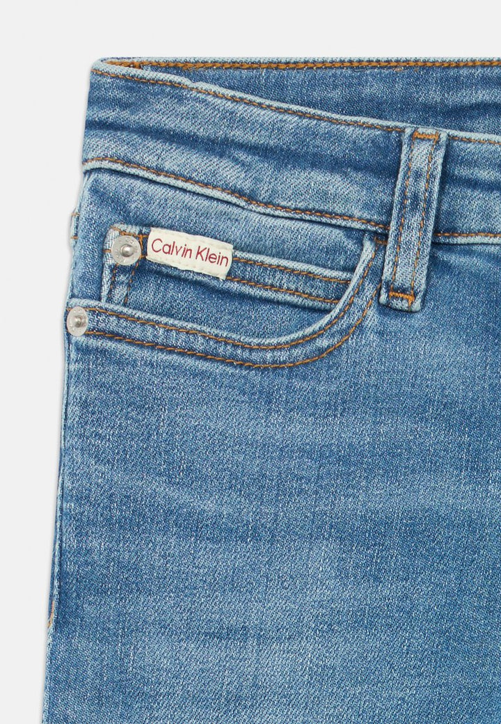 CALVIN KLEIN JEANS Jeans CALVIN KLEIN JEANS da BAMBINA - Essential Washed Blue