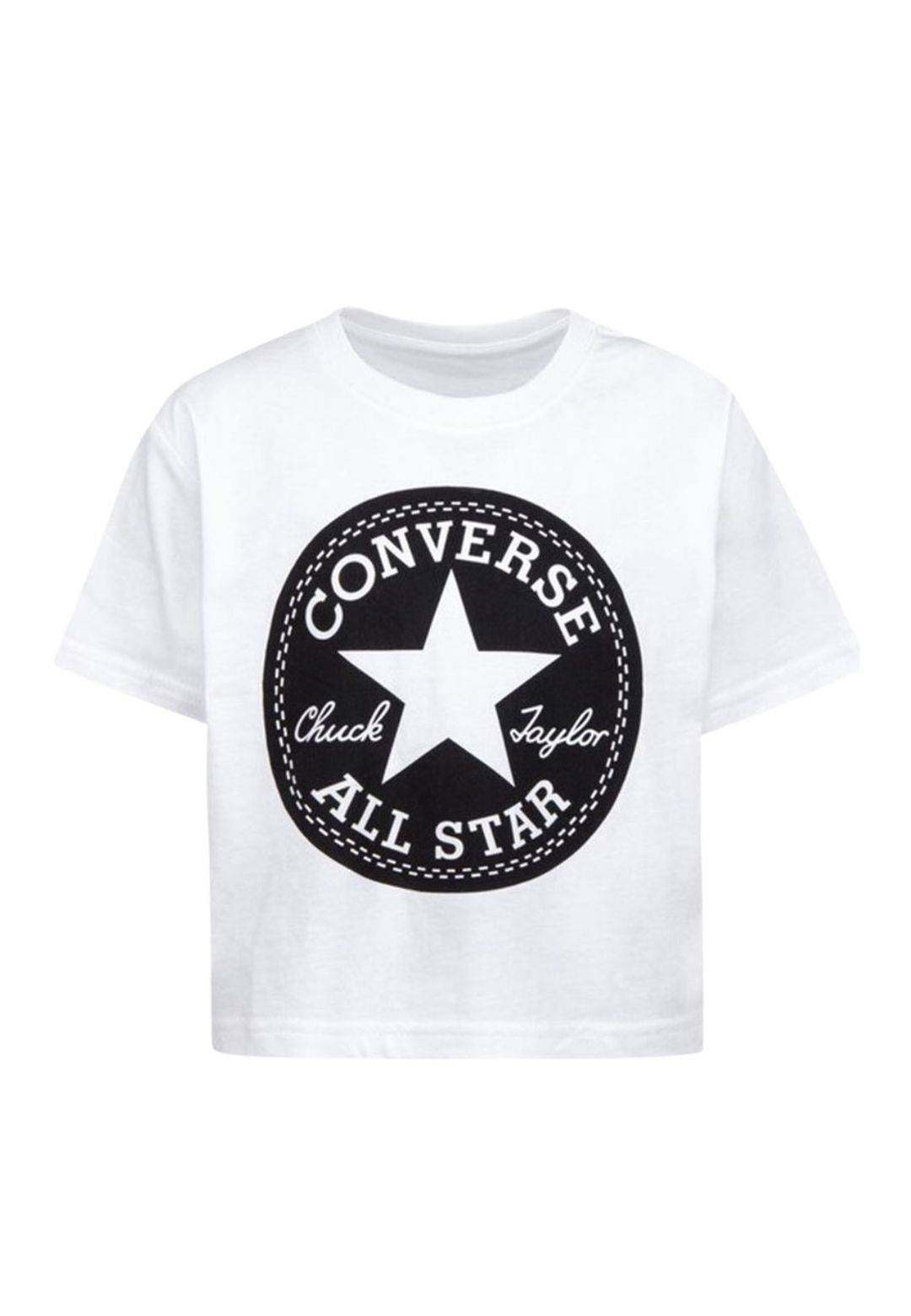 CONVERSE T-shirt CONVERSE da BAMBINA - Bianco