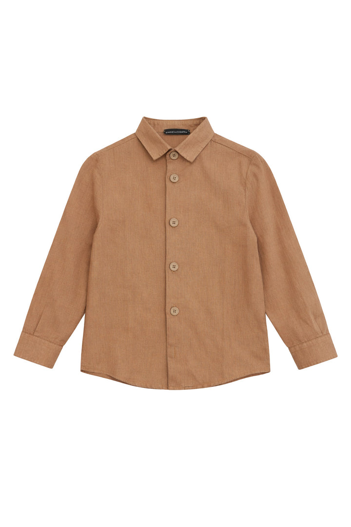 DANIELE ALESSANDRINI Camicia DANIELE ALESSANDRINI da BAMBINO - Camel