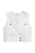 Gilet GAELLE PARIS da BAMBINA - WHITE