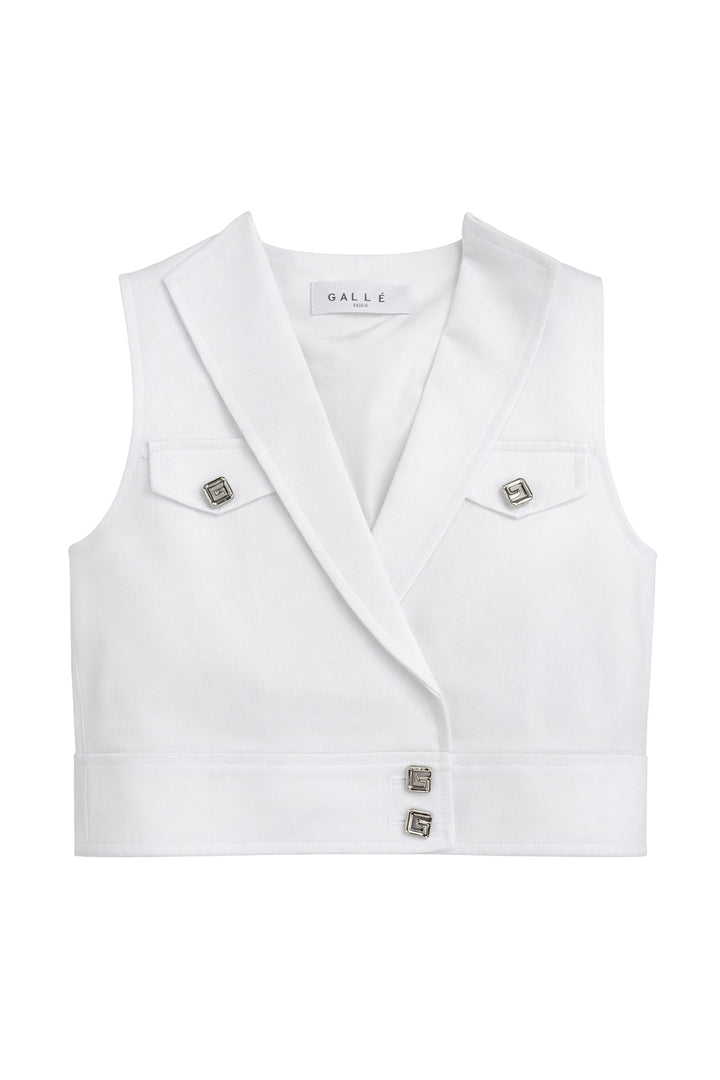 GAELLE PARIS Gilet GAELLE PARIS da BAMBINA - WHITE