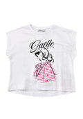 T-shirt GAELLE PARIS da BAMBINA - WHITE/PINK
