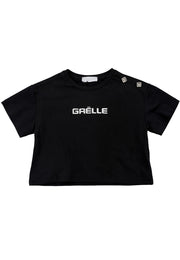 T-shirt bambina nero Gaelle Paris – 2746MY00516