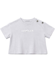 T-shirt bambina bianco Gaelle Paris – 2746MY00516