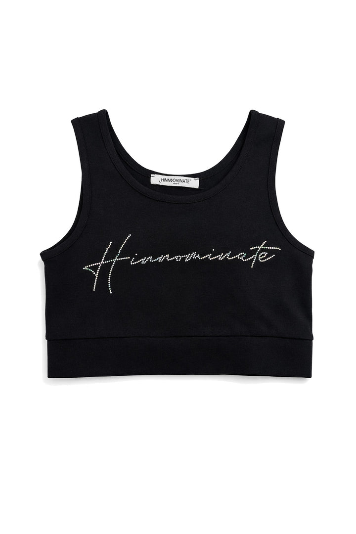 HINNOMINATE Top HINNOMINATE da BAMBINA - Black