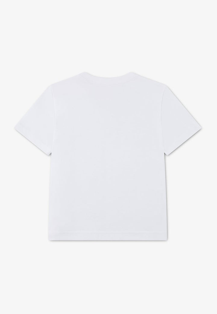 JORDAN T-shirt JORDAN da BAMBINO - WHITE