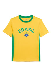 T-shirt bambino giallo Jordan