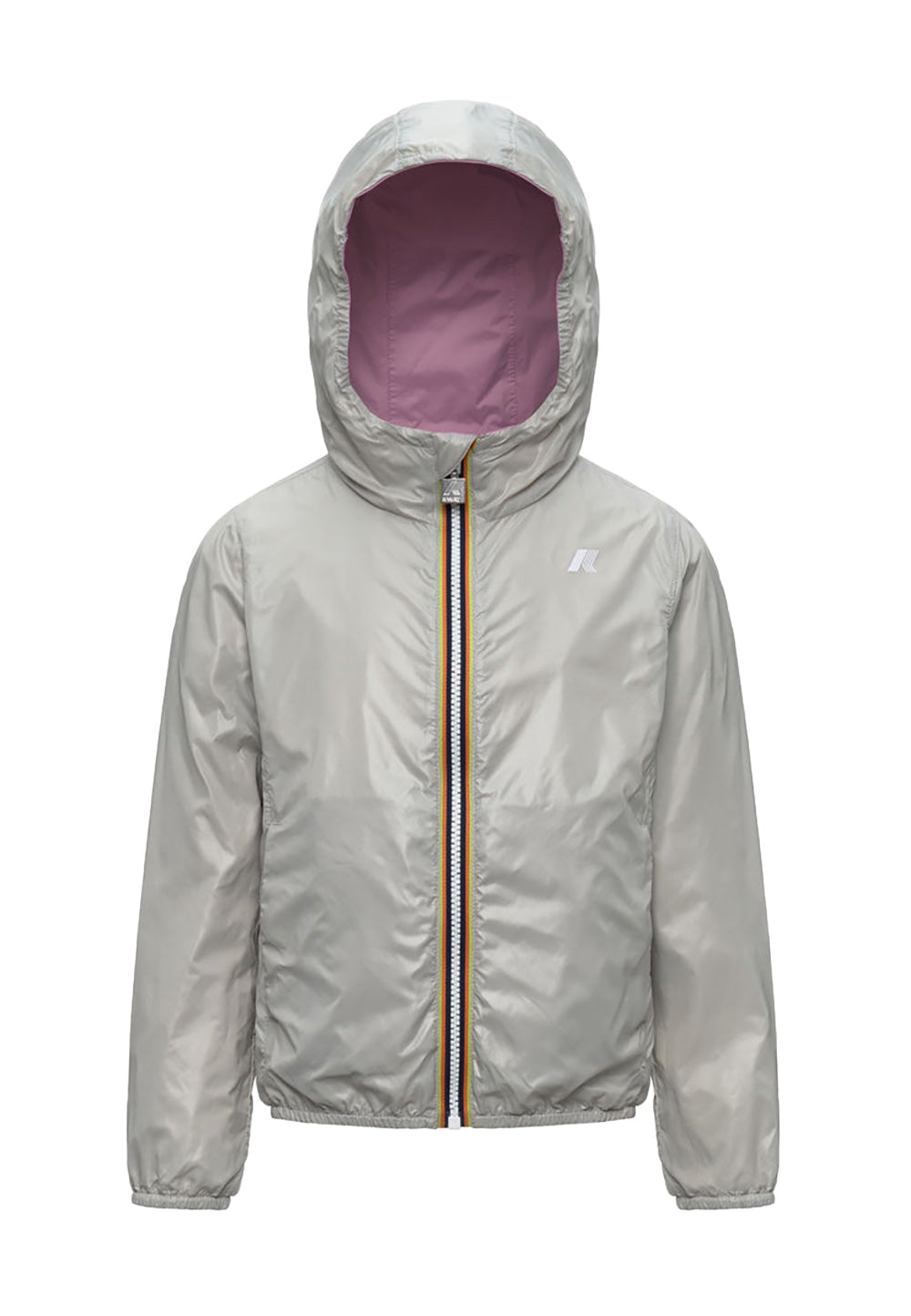 K-WAY Giubbotto K-WAY da BAMBINA - VIOLET GLICINE - BEIGE LT
