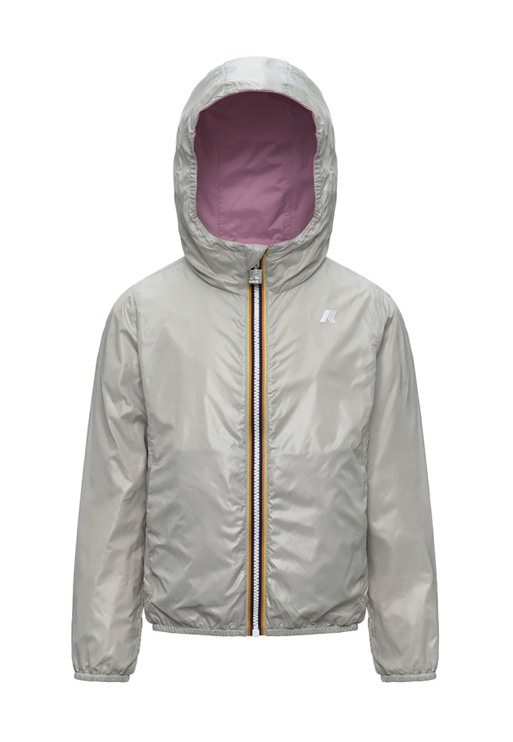 K-WAY Giubbotto K-WAY da BAMBINA - VIOLET GLICINE - BEIGE LT