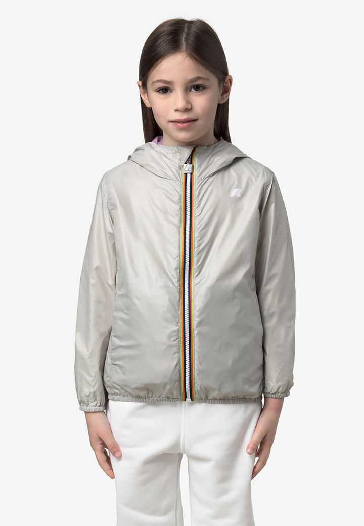 K-WAY Giubbotto K-WAY da BAMBINA - VIOLET GLICINE - BEIGE LT
