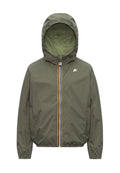 Giubbotto K-WAY da BAMBINO - GREEN - LIME JACQUARD
