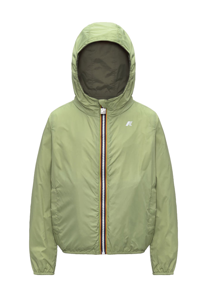 K-WAY Giubbotto K-WAY da BAMBINO - GREEN - LIME JACQUARD