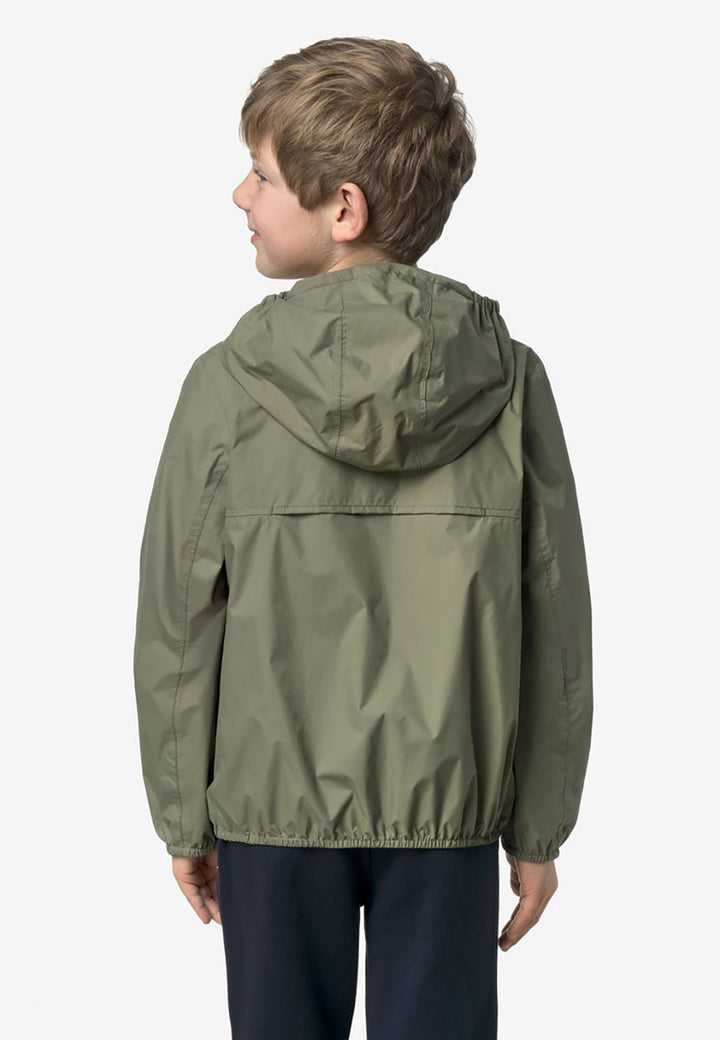 K-WAY Giubbotto K-WAY da BAMBINO - GREEN - LIME JACQUARD