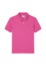 Polo bambino fucsia Lacoste
