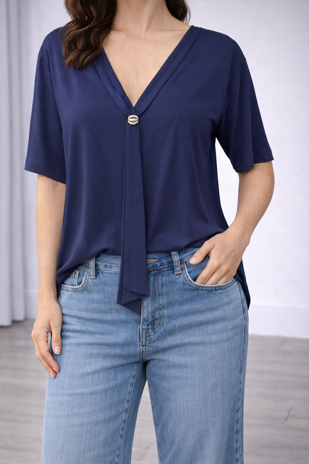 LIZALU Blusa LIZALU da DONNA - Blu