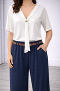 Blusa LIZALU da DONNA - Panna