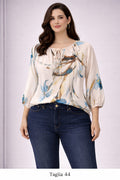 Blusa LIZALU da DONNA - CREMA F.