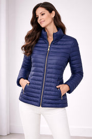 Piumino donna blu Lizalù