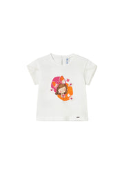 T-shirt bambina bianco Mayoral – 1079