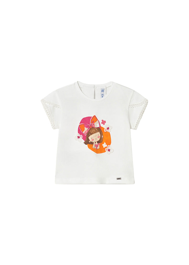 MAYORAL T-shirt MAYORAL da BAMBINA - Bianco