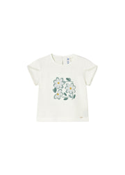 T-shirt bambina beige/lago Mayoral – 1079
