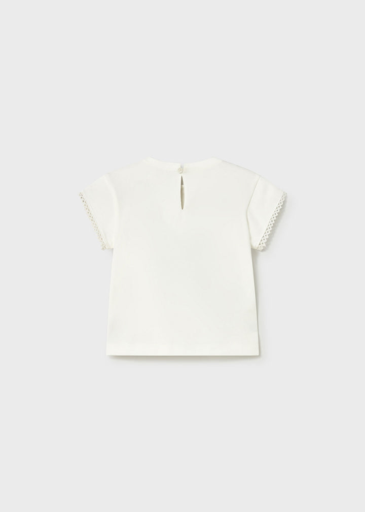 MAYORAL T-shirt MAYORAL da BAMBINA - Beige/lago
